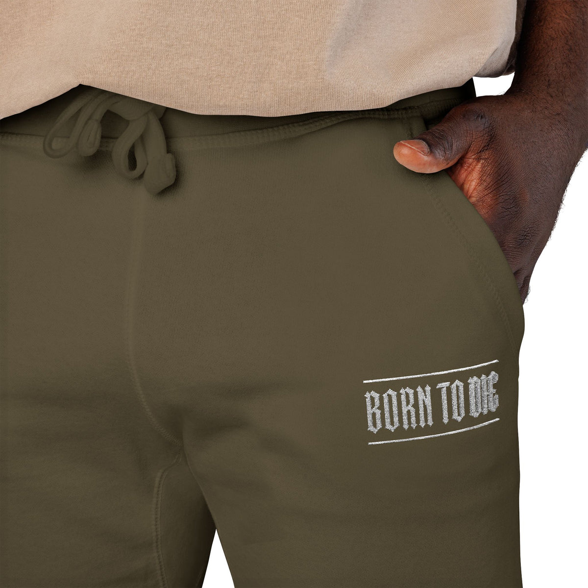 Pantaloni da jogging con logo floreale bianco a script | Pantaloni della tuta ricamati