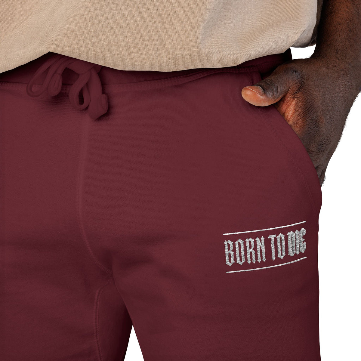 Pantaloni da jogging con logo floreale bianco a script | Pantaloni della tuta ricamati