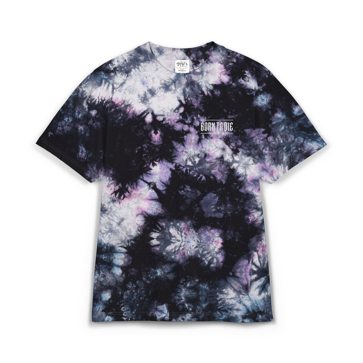 T-shirt Tie-Dye Spirale Arcobaleno | Logo Ricamato sul Petto