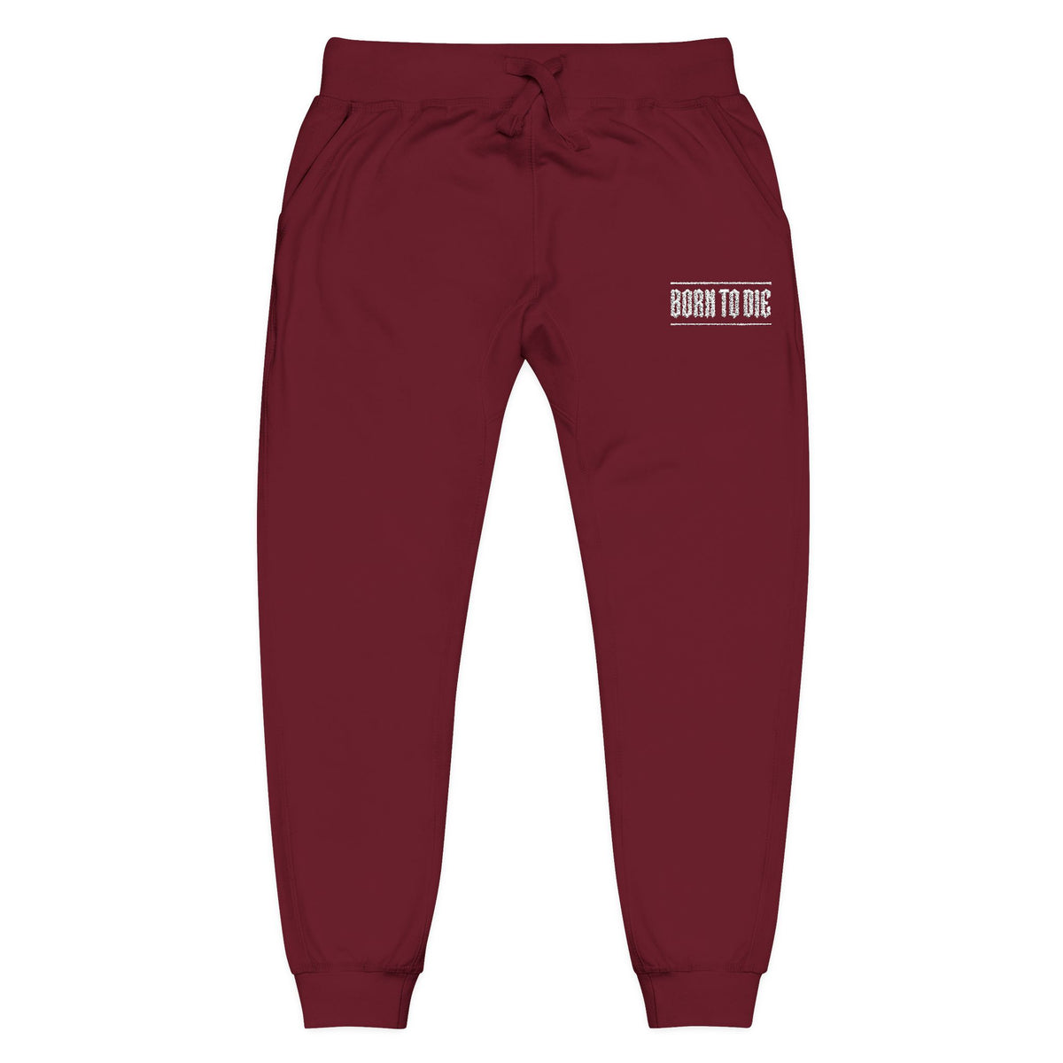 Pantaloni da jogging con logo floreale bianco a script | Pantaloni della tuta ricamati