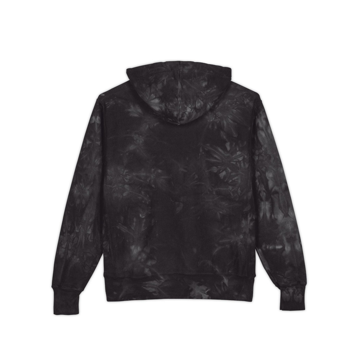 Felpa con cappuccio Don Diablo Logo | Nera ricamata tie-dye