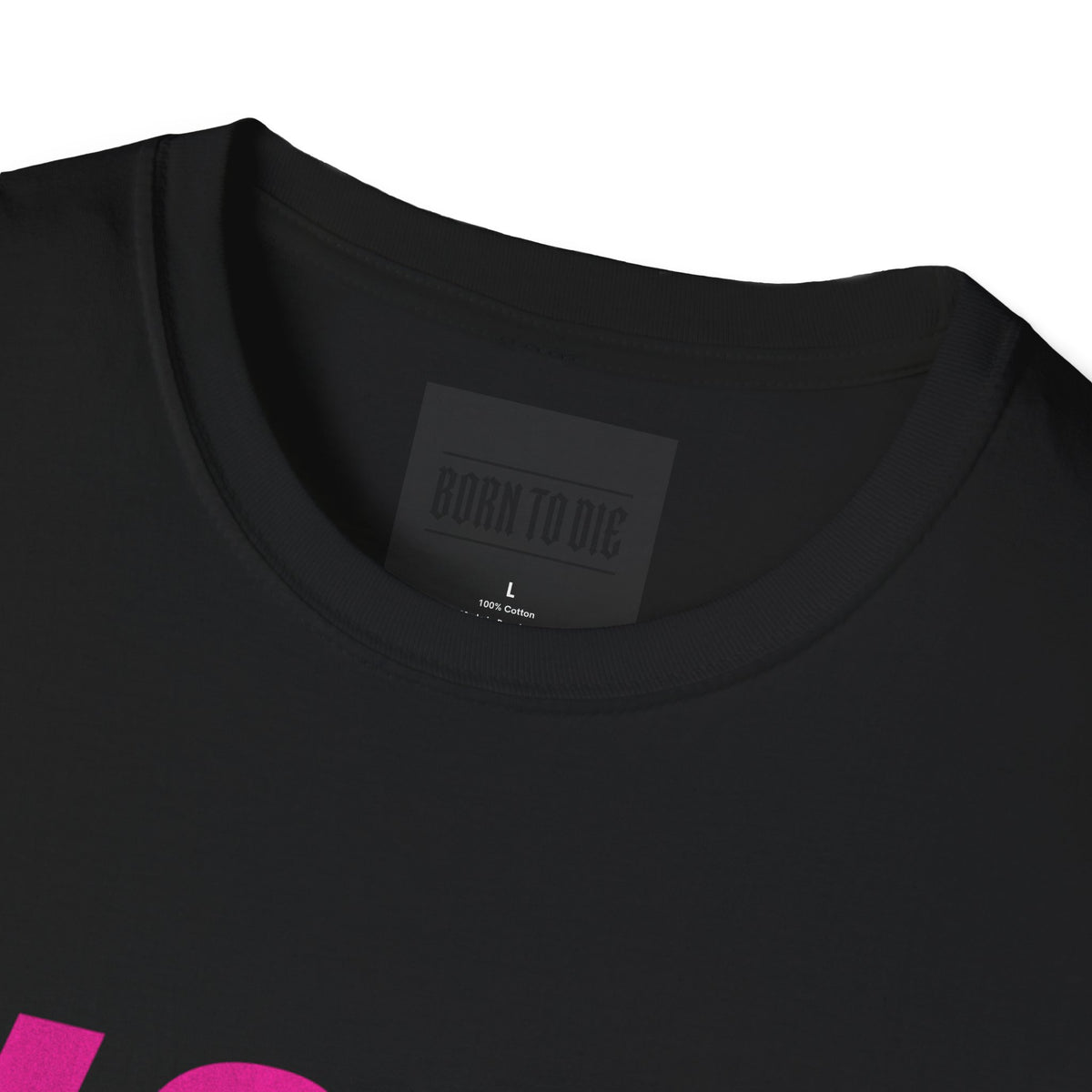 Look Graphic T-Shirt — "Look" Bold Pink Text Tee