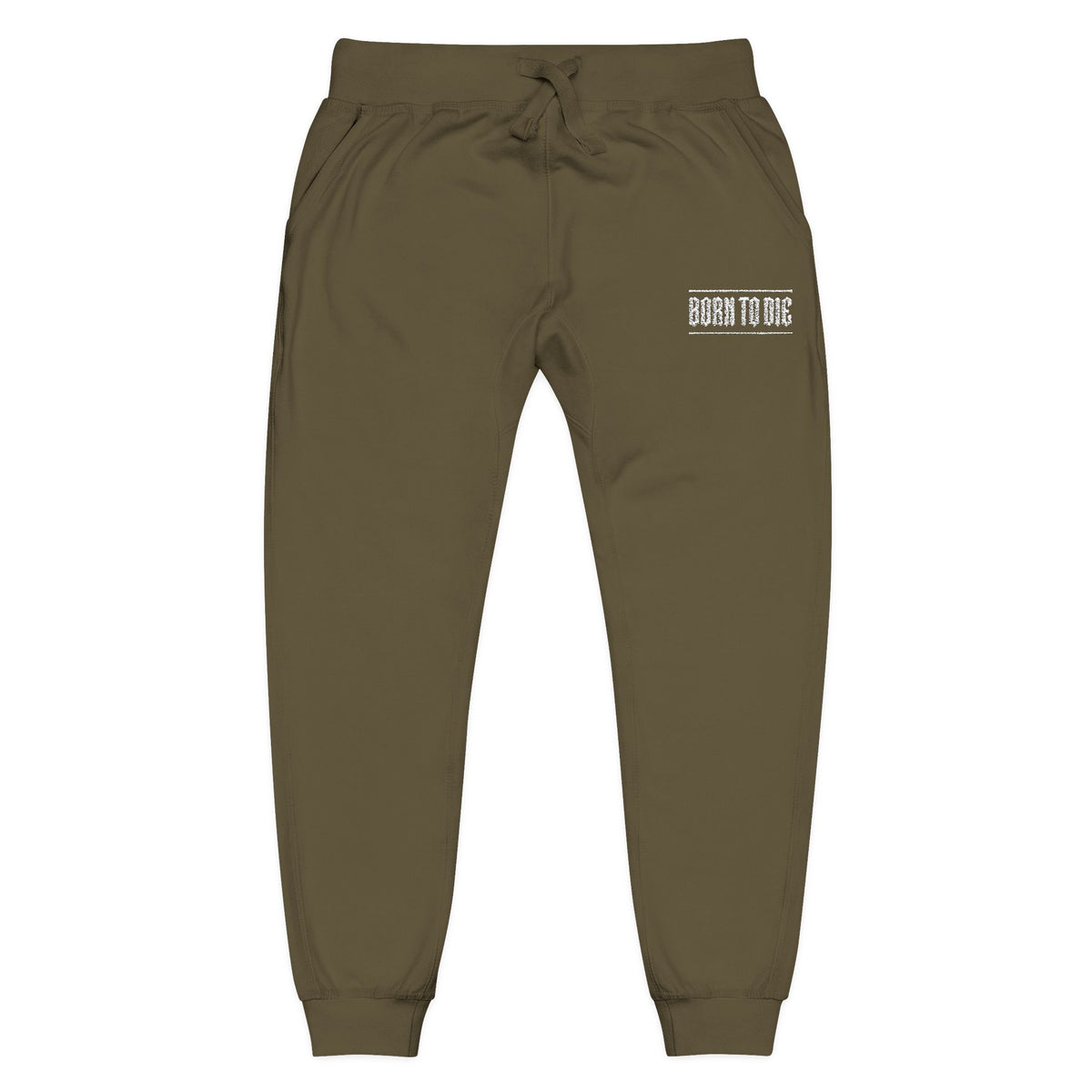 Pantaloni da jogging con logo floreale bianco a script | Pantaloni della tuta ricamati