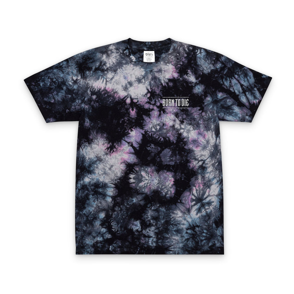 Rainbow Spiral Tie-Dye T-Shirt | Embroidered Chest Logo