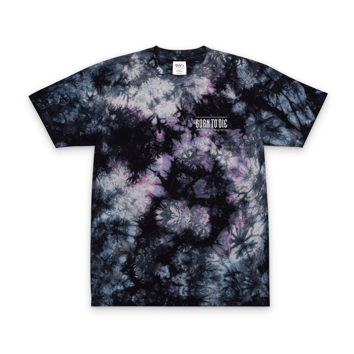 T-shirt Tie-Dye Spirale Arcobaleno | Logo Ricamato sul Petto
